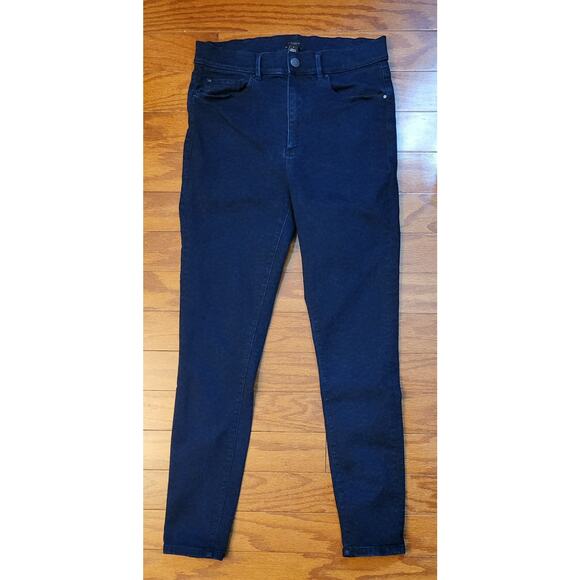 Ann Taylor Jeans Pants Skinny Blue Cotton Blend Size 6 Animal Print - Picture 13 of 13